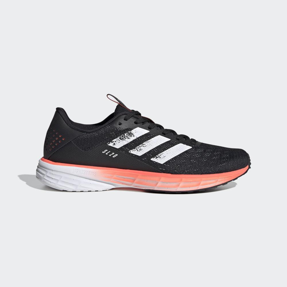 Adidas Boys' SL20 Running Shoes Black/White/Coral Ireland EG4935